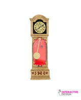 Tick Tock, the Grandfather Clock Brooch -interactive-
