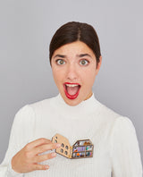 Toni’s Tiny Terror Doll House Upside Down Edition Brooch-Interactive-