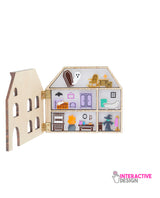 Toni’s Tiny Terror Doll House Upside Down Edition Brooch-Interactive-