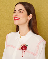 Traditional Kanzashi Ornament statement Brooch