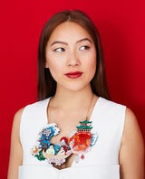 Ukiyo-e Statement Necklace