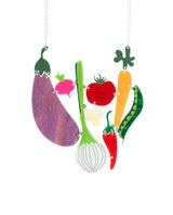 Vegan Veggie Party Necklace