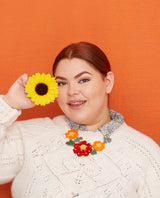 Vintage Flower Motifs Necklace