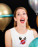 Welcome to my Alien Planet Necklace