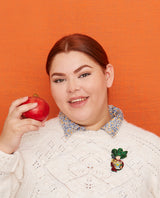 Welcome to my Humble Radish Home! Brooch