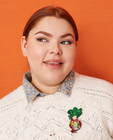 Welcome to my Humble Radish Home! Brooch