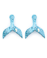 Whale tail earrings