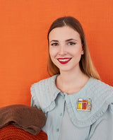 Where are my rain boots? Brooch