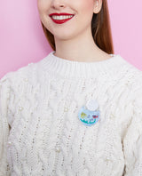 Who Says Fish Can’t Dance? Brooch -GLOW IN THE DARK-