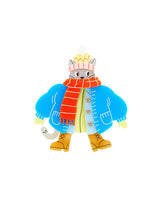 Wrap up warm! Brooch