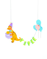 Yipee! Happy Dino Party Time! Necklace