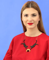 Black cats necklace