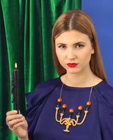 Candelabra necklace GID