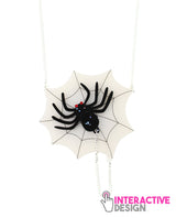 cobweb-necklace-interactive-halloween-2020-la-vidriola-detail