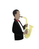 jazz-saxophonist-player-brooch-la-vidriola-plastic-jewellery-take-away-last-minute-zoom-detail