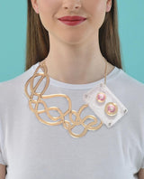 Mixtape gold necklace