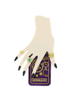 your-future-purple-brooch-la-vidriola-plastic-jewellery-classic-detail