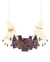 your-future-purple-necklace-la-vidriola-plastic-jewellery-classic-detail