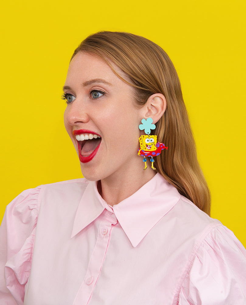 A Quick SpongeBob Dip Earrings