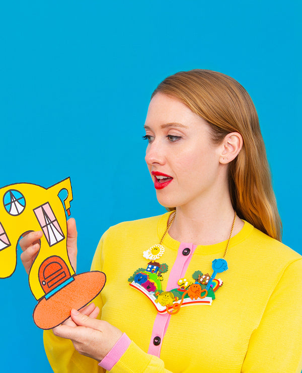 A Story about Mr. Men Little Miss Necklace
