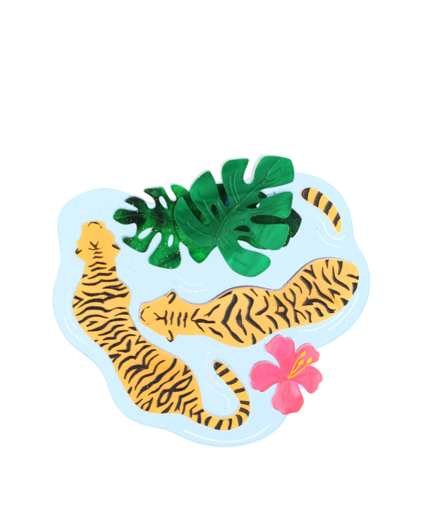 A Little Tiger Dip Brooch
