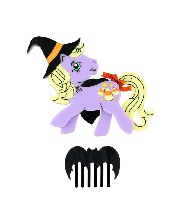 Abra-Ca-Darbra My Little Witch Pony with Comb Brooch