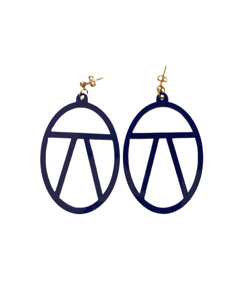 Anobium earrings