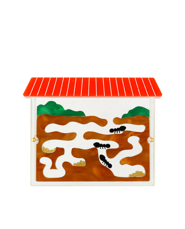 Ant Farm Fun Brooch