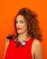 Arachnid’s Trap statement Necklace