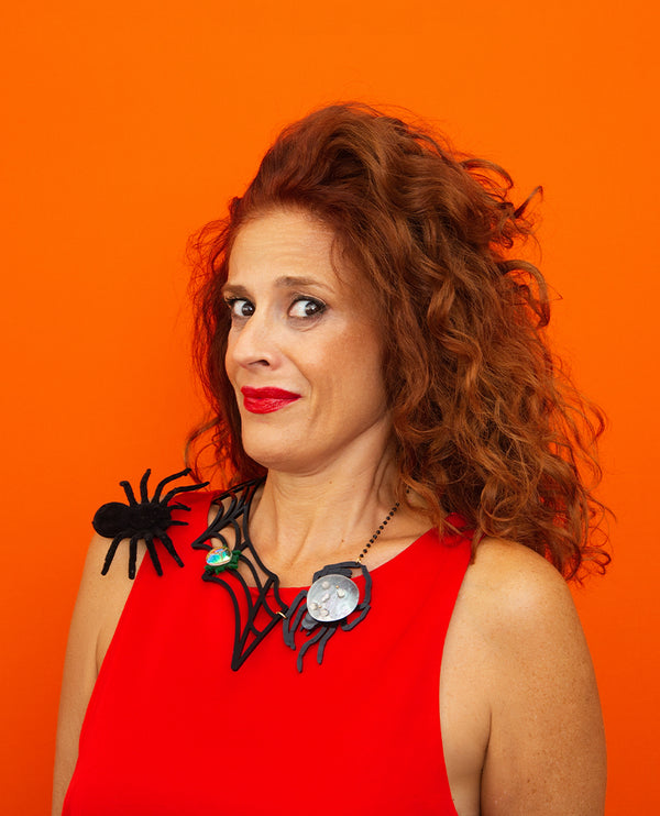 Arachnid’s Trap statement Necklace