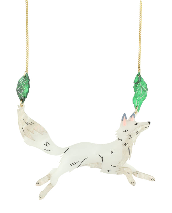 Arctic Fox Necklace