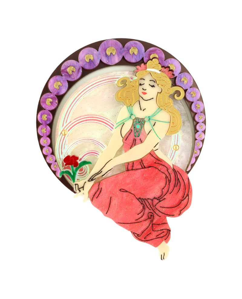 Art Nouveau Elegance Brooch