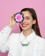 Artsy Water Lillies Necklace
