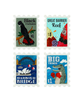 Aussie Road Trip 4 Stamp Bundle with Exhibitor