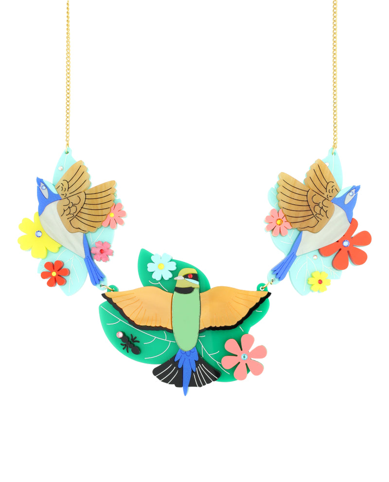 Australiana Birds Take Flight Necklace