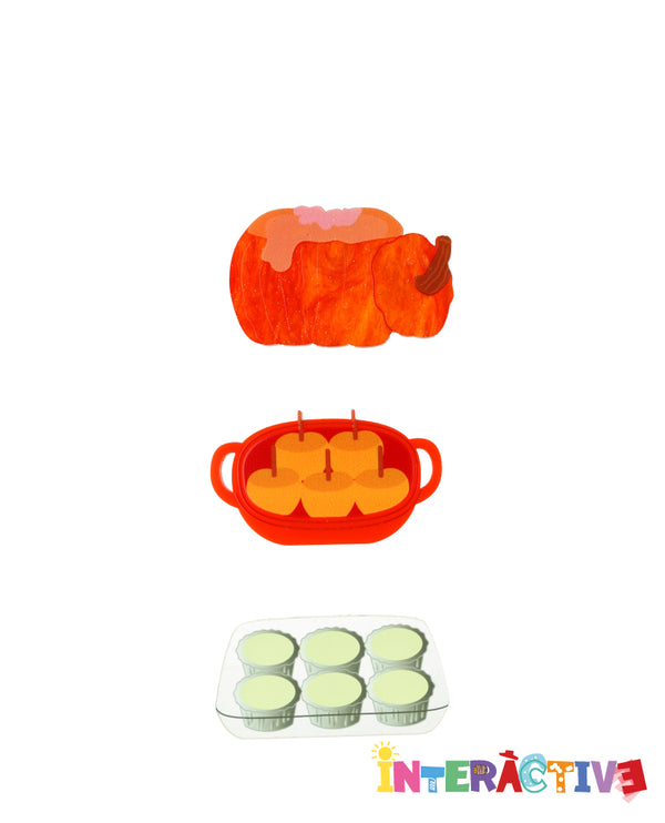 Autumnal Feast Insert Pack for Oven Brooch