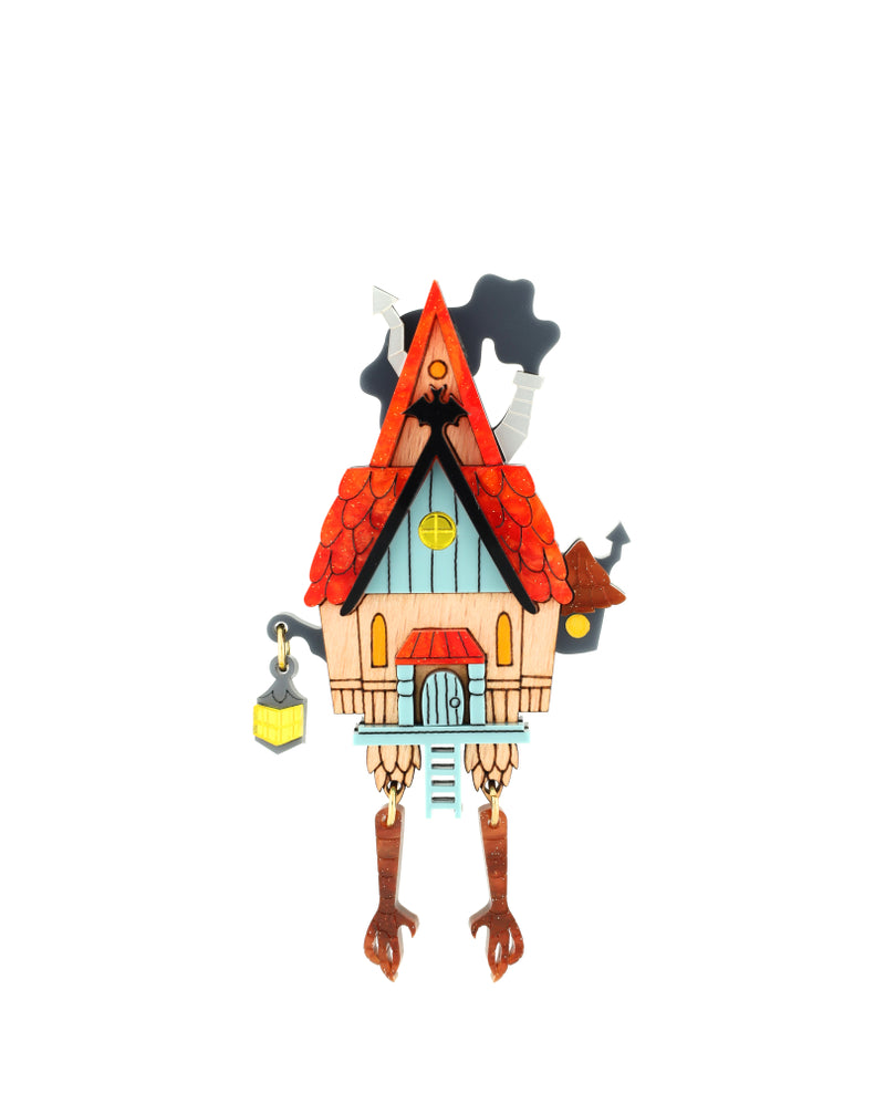 Baba Yaga’s Back Home Brooch