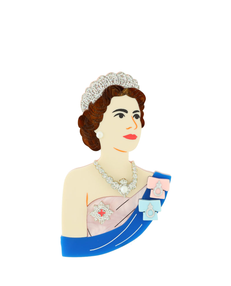 Back in Time with Young Queen Elizabeth II Brooch
