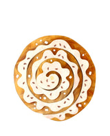 Baked Cinnamon Roll Brooch