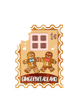 Baked in Gingerbreadland Bitten Stamp Brooch