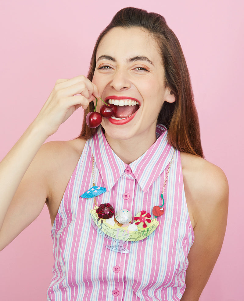 Banana Split Sundae Special Necklace