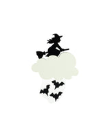 Bat and Witch Showers Insert Pack for Cloud Brooch