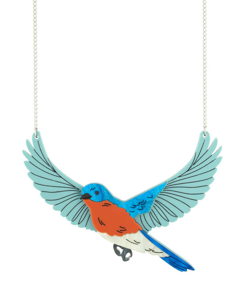 Beautiful Bluebird Necklace