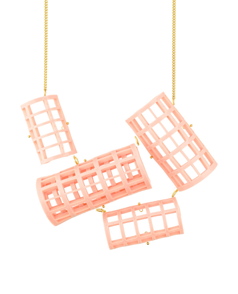 Beauty Time Hair Rollers Necklace