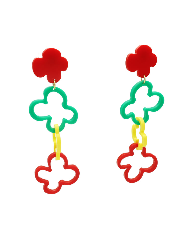 Bell Pepper Slices Earrings