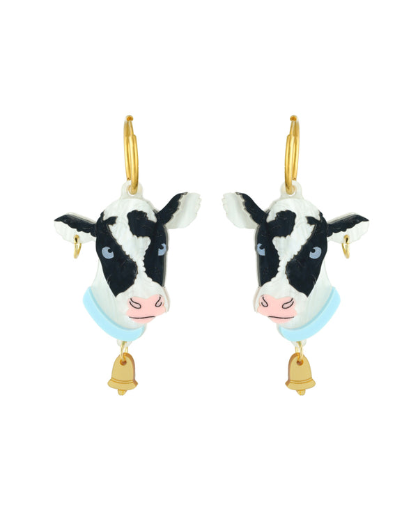 Belle the Cow Earrings
