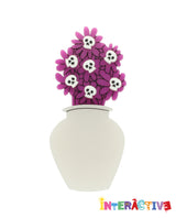 Beware! Dangerous Plants! Inserts For Flower Vase Brooch