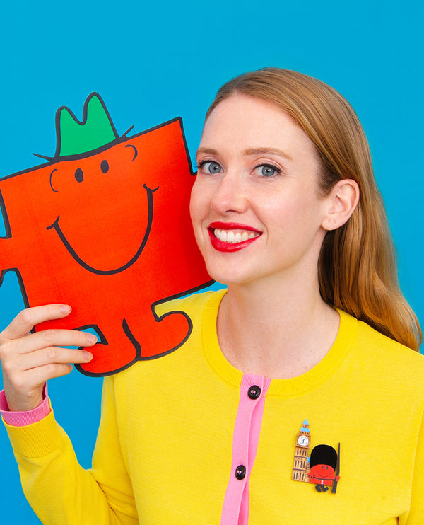 Big Ben and Mr. Strong Brooch