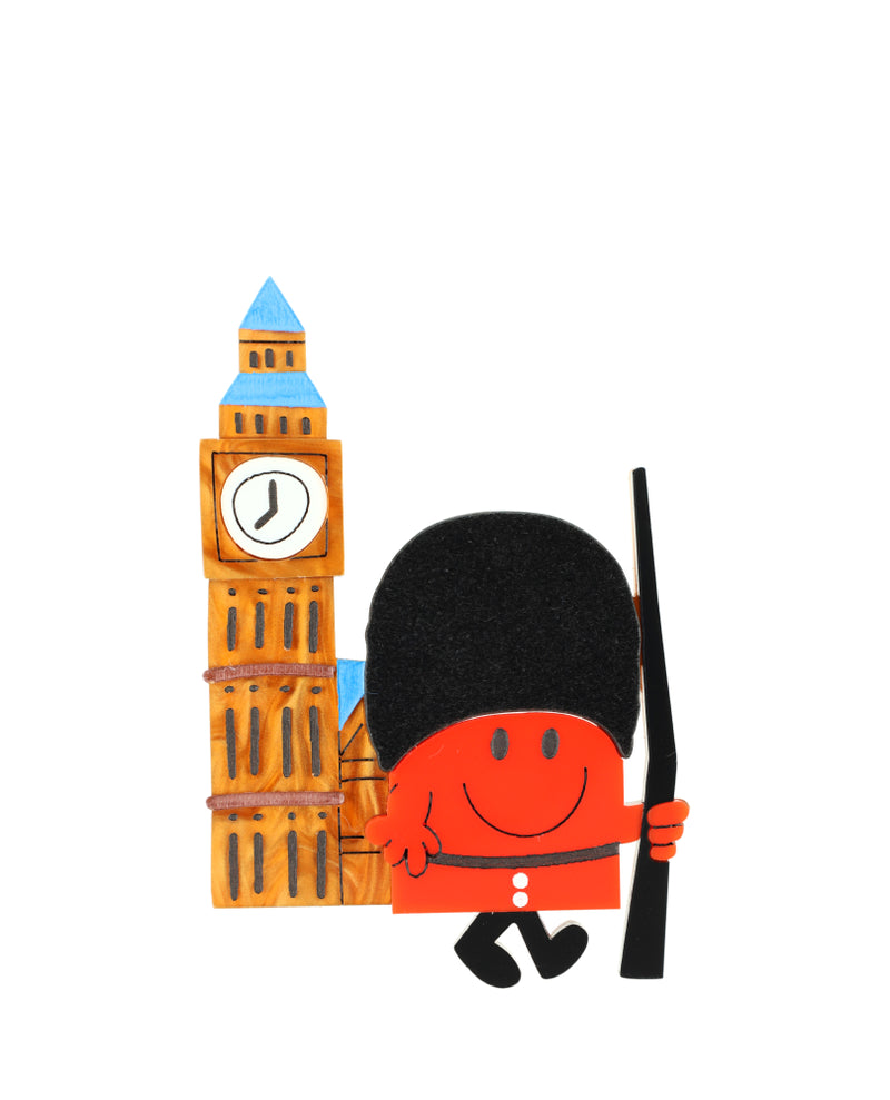 Mr. Strong Pin Big Ben and Mr. Strong Brooch – La Vidriola