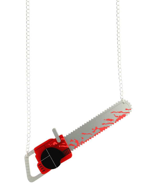 Bloody Chainsaw Necklace